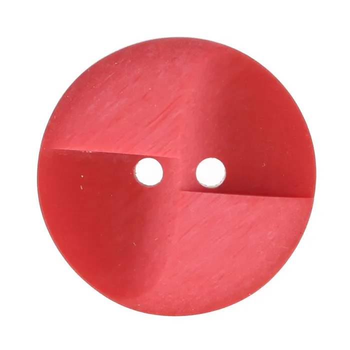 Milward Knoop 2-gaats nylon ruit 23mm rood - 1 x 4 stuks