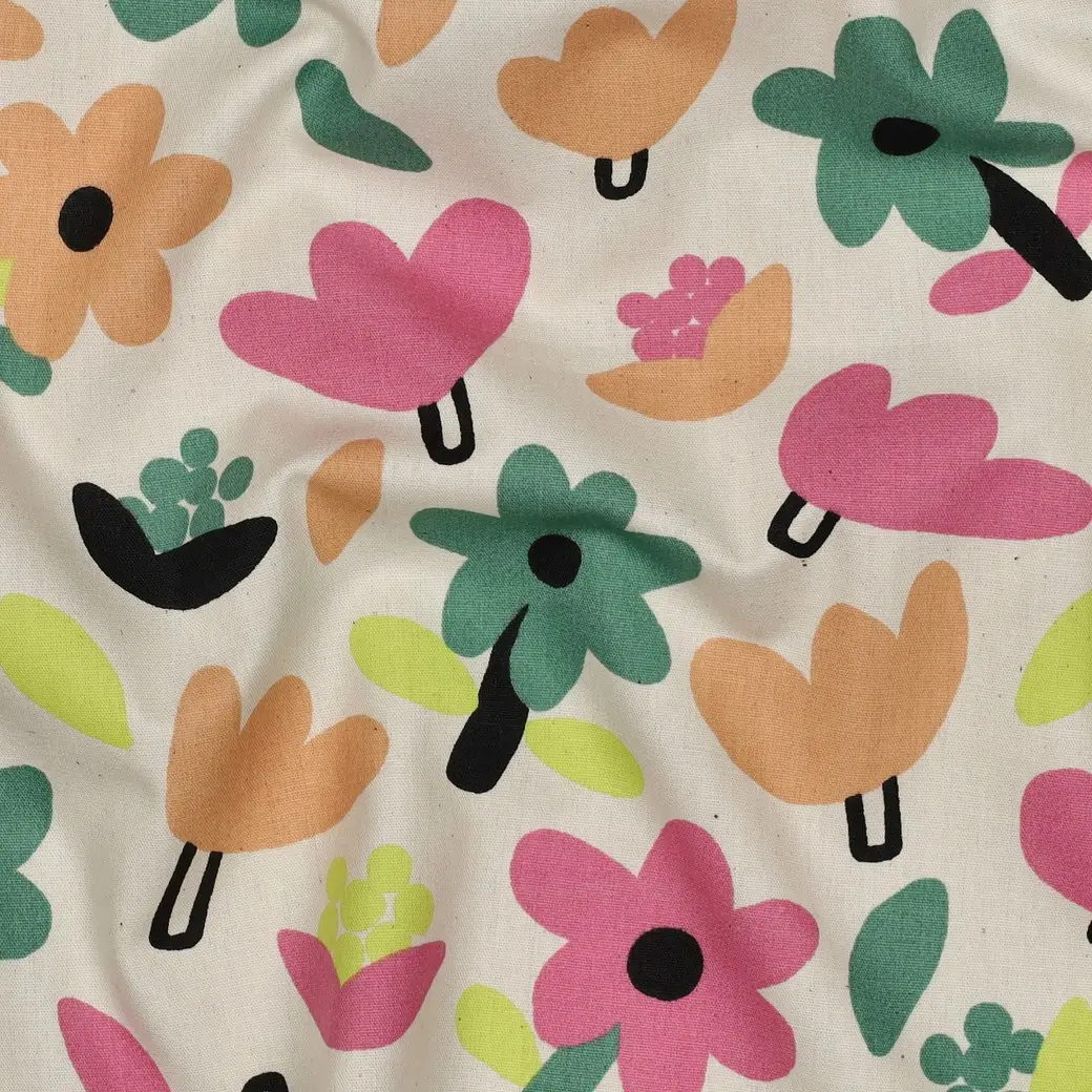 Poplin Gots Flowers Jennifer Bourbon