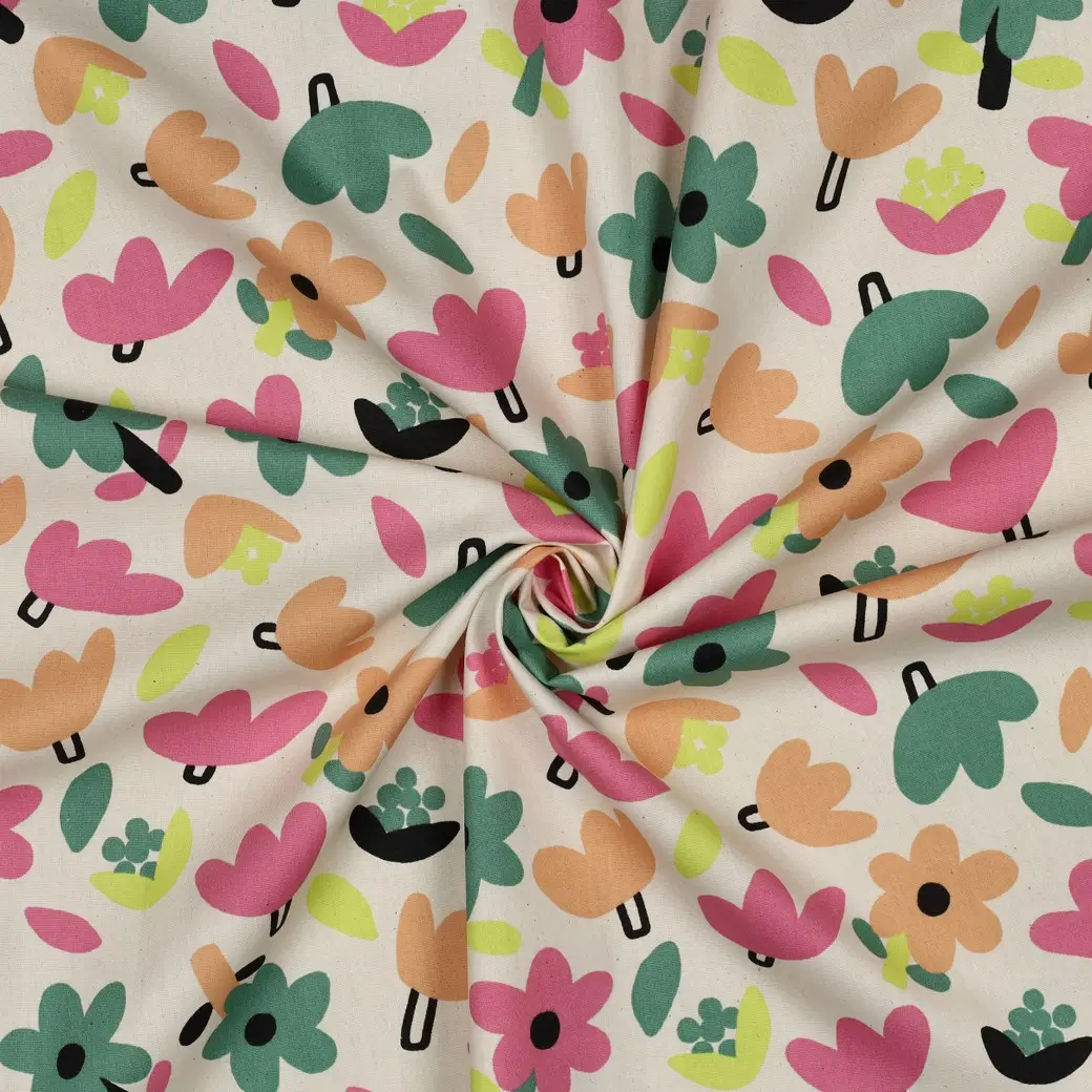 Poplin Gots Flowers Jennifer Bourbon