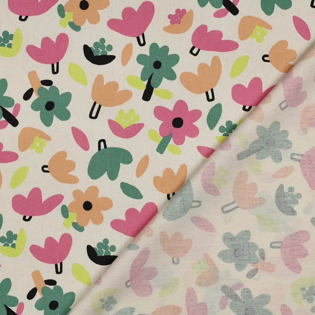 Poplin Gots Flowers Jennifer Bourbon