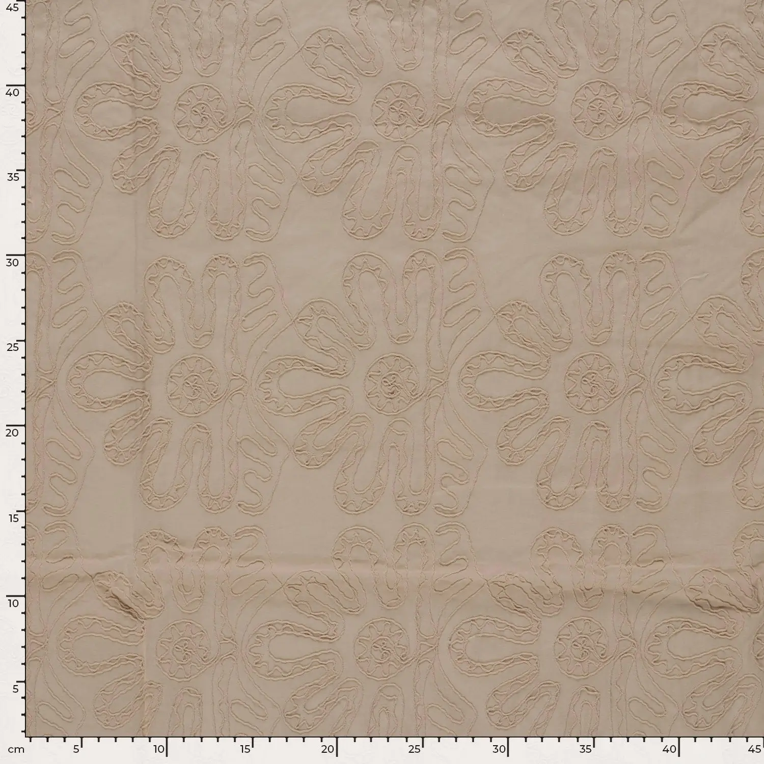Cotton Embroidery Beige