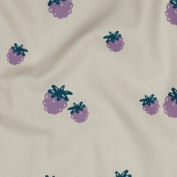 Poplin Gots Berries paars
