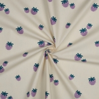 Poplin Gots Berries paars