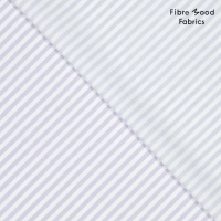 Poplin Stone washed stripe lila