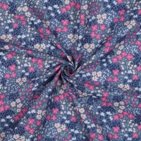 Coated Cotton Blauw