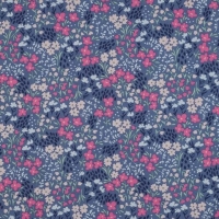 Coated Cotton Blauw
