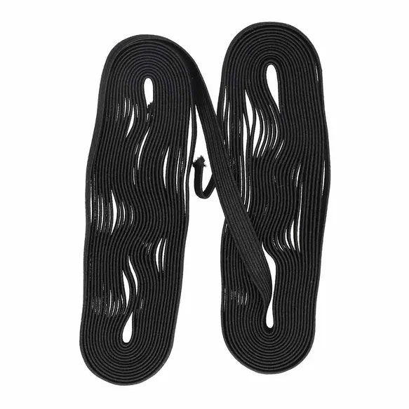 Milward Directoire elastiek zwart 6mm - 5m