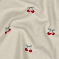 Flanel Kersen Naturel