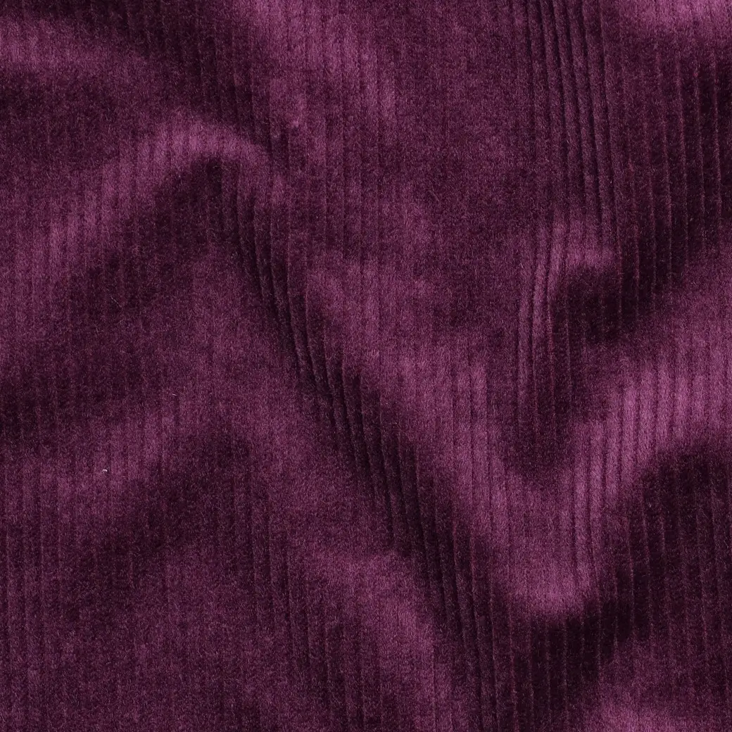 Corduroy washed 6w Stretch donkerpaars